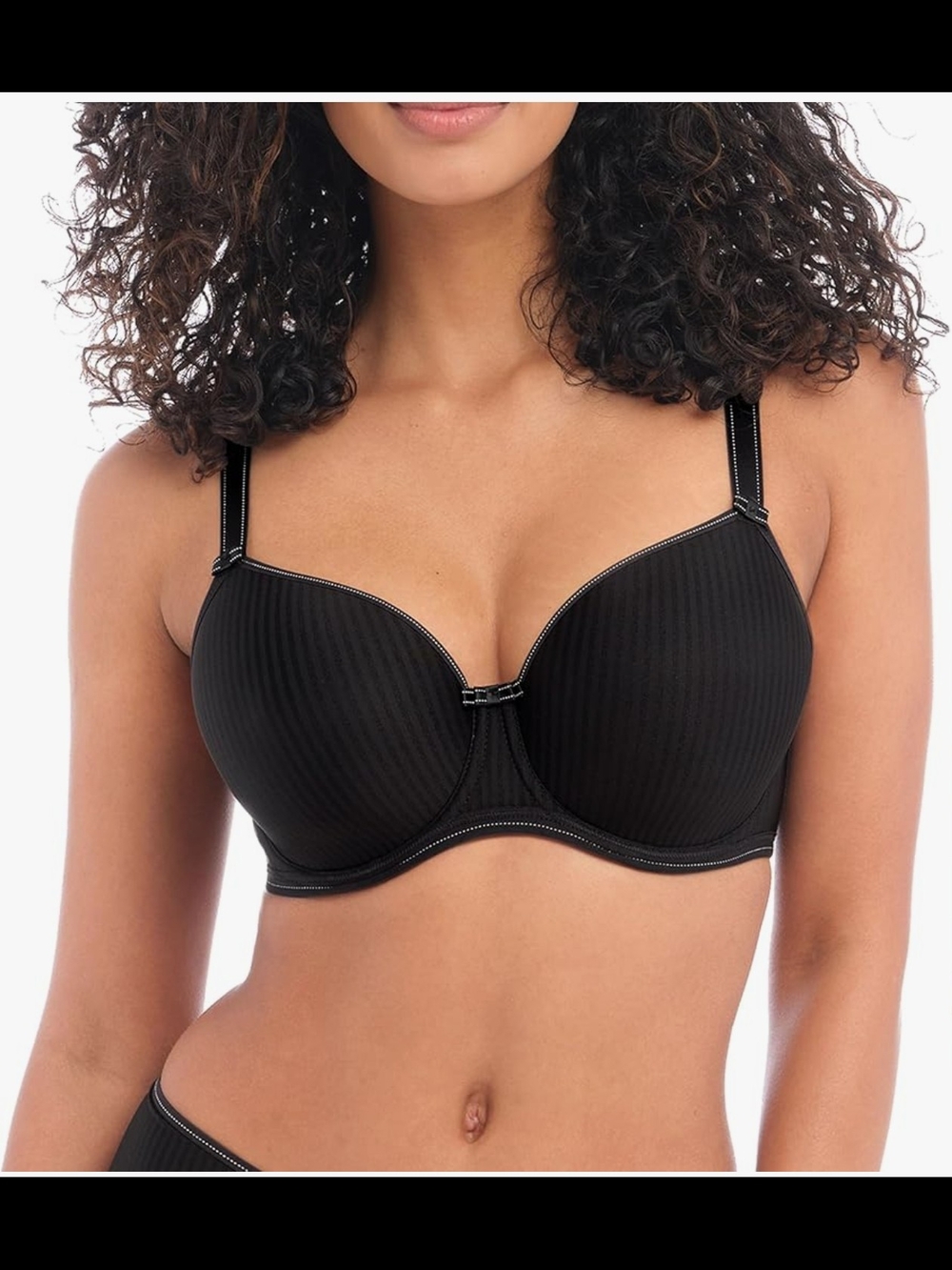 Freya Black Padded Underwire Bra